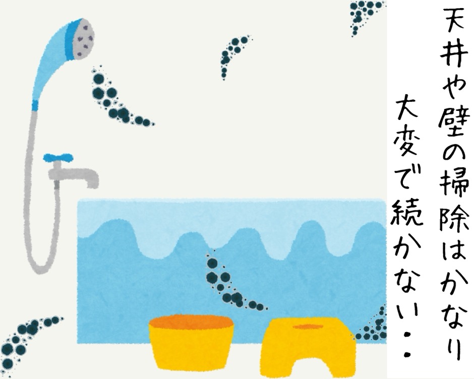 お風呂の天井や壁のおすすめの掃除道具のイメージ画像-4